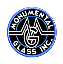 monumental glass logo